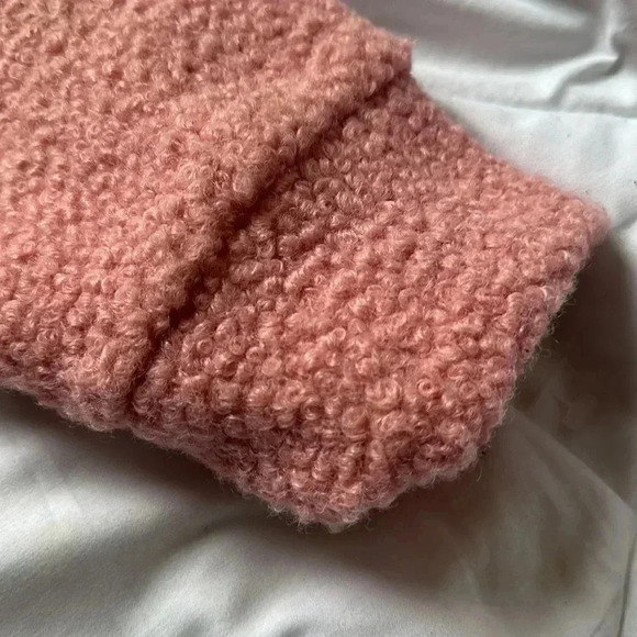 Lands end pink pullover cowl neck medium - Picture 4 of 7